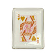 Queen of Hearts Ceramic Jewelry Storage Trinket Dish