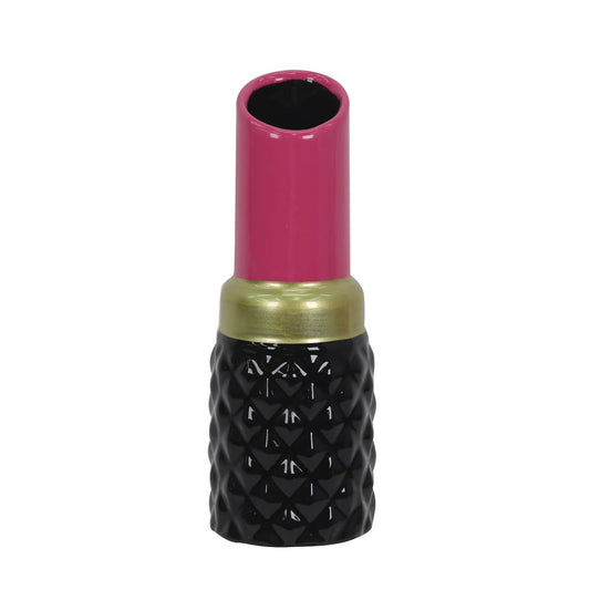 MUA Makeup Fan Ceramic Lipstick Vase