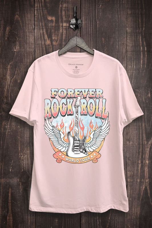 Forever Rock and Roll Graphic T-Shirt