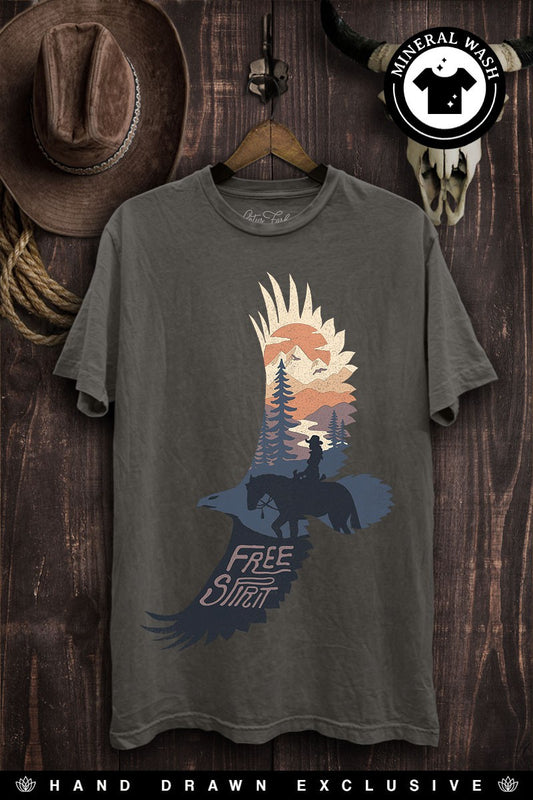 Free Spirit Eagle Western Graphic T-Shirt