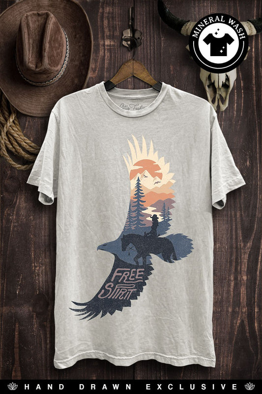 Free Spirit Eagle Western Graphic T-Shirt