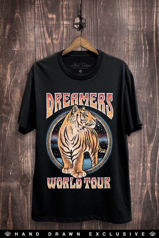 Dreamers World Tour Tiger Graphic T-Shirt
