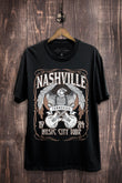 Nashville Music City Tour Retro 80's Graphic T-Shirt