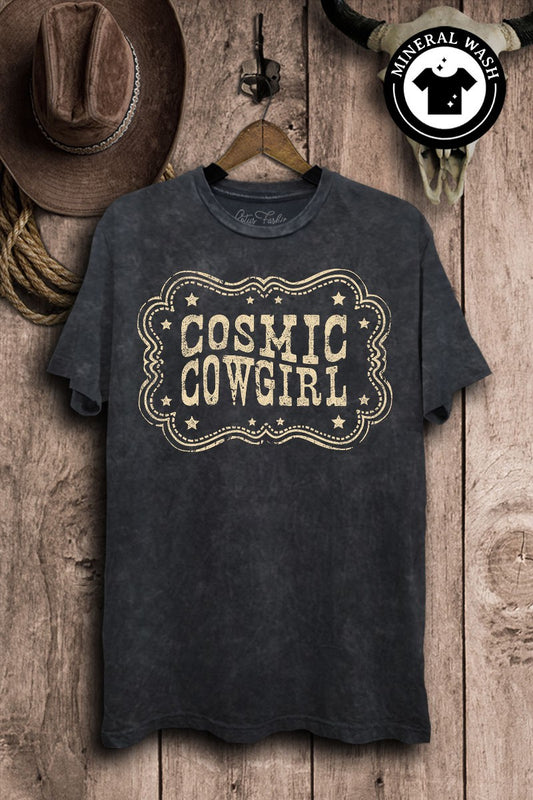 Cosmic Cowgirl Western Graphic T-Shirt
