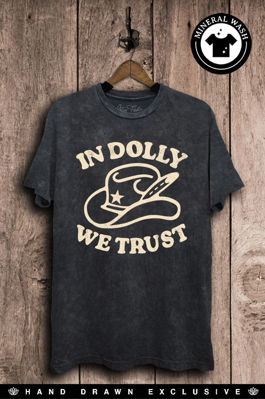 In Dolly We Trust Western Graphic T-Shirt