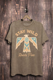 Stay Wild Roam Free Western Graphic T-Shirt