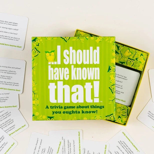 I Should Have Known That Party Trivia Knowledge Game