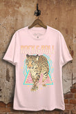Rock & Roll World Tour Tiger Graphic T-Shirt