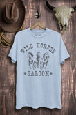 Wild Horses Saloon Western Graphic T-Shirt