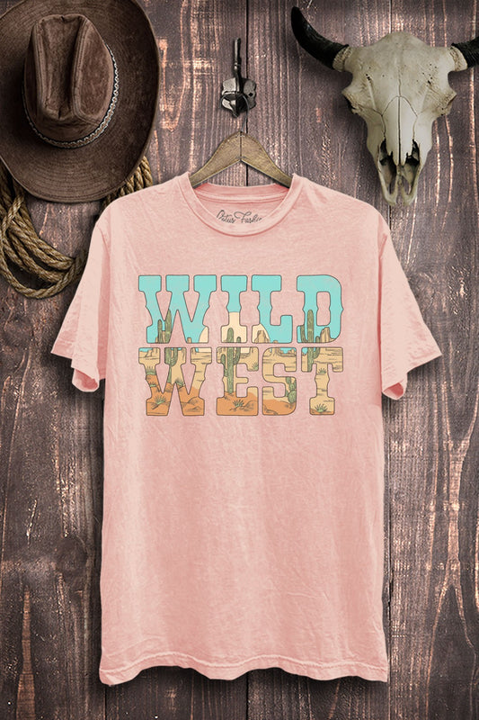 Wild West Desert Western Graphic T-Shirt