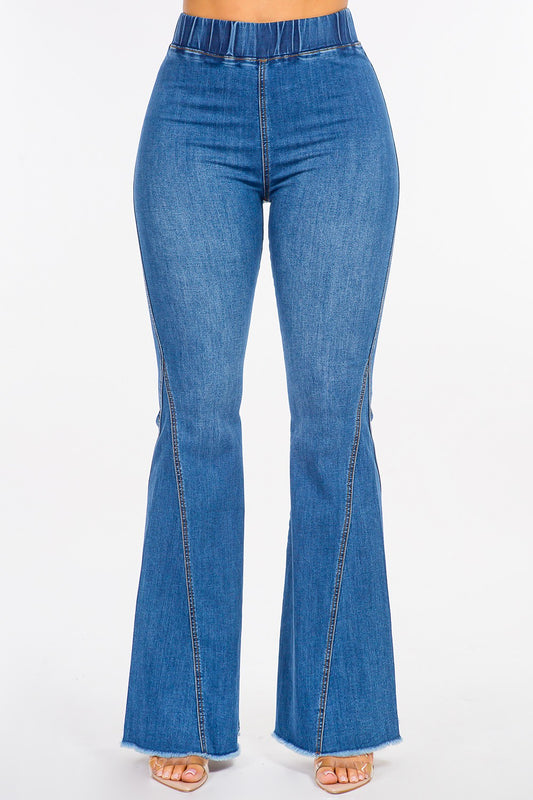 Curves Ahead Super Stretch Flare Jeans
