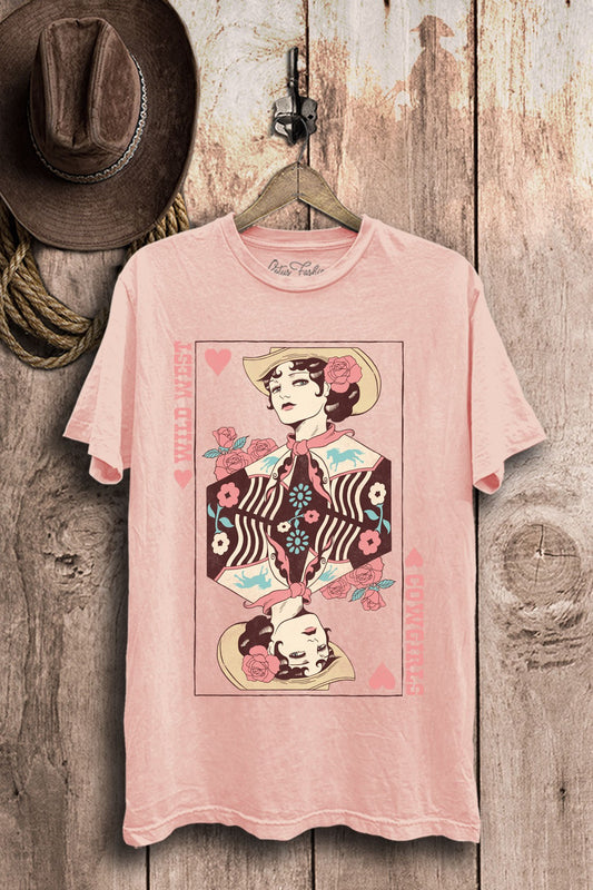 Queen Of Wild Hearts Western Graphic T-Shirt