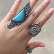 On Western Wings Turquoise Ring