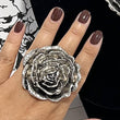Navajo Pearl Rodeo Rose Ring