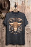 Do No Harm But Take No Bull Western Graphic T-Shirt