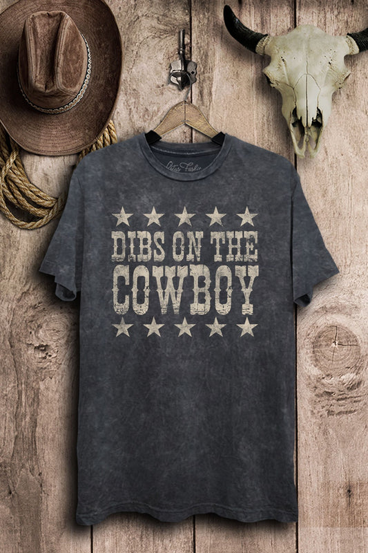 Dibs On The Cowboy Western Graphic T-Shirt