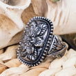 Western Wildflower Silver Rodeo Ring