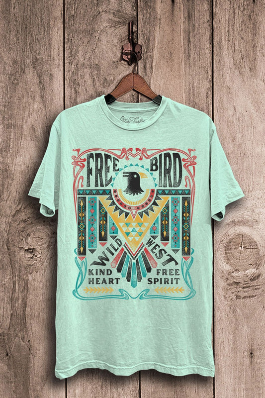 Free Bird Thunderbird Western Graphic T-Shirt