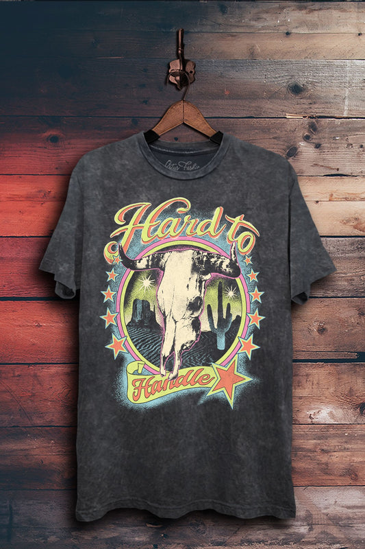 Hard To Handle Western Graphic T-Shirt
