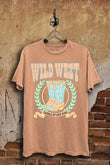 Wild West Saddle Up And Ride Western Graphic T-Shirt