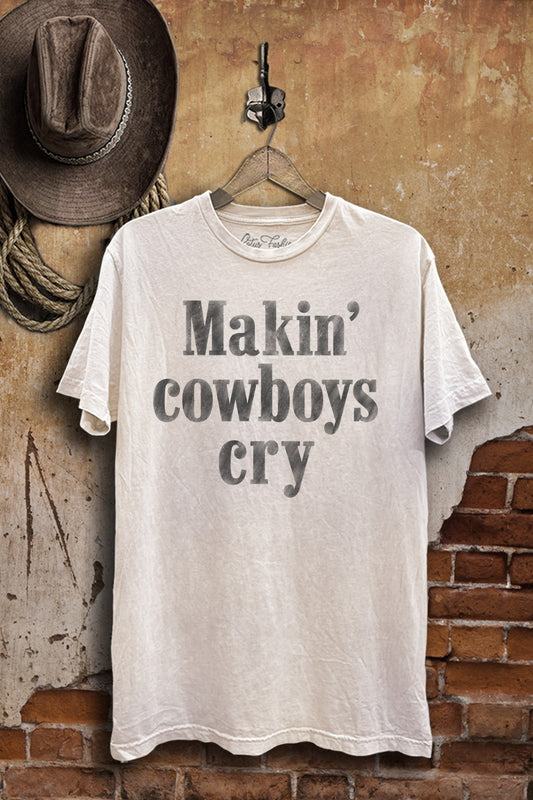 Making Cowboy Cry Western Graphic T-Shirt