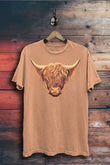 Highland Cow Fan Western Graphic T-Shirt