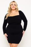 Dangerous Curves Ahead Bodycon Mini Dress