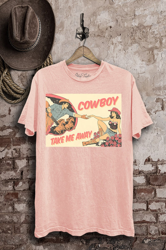 Cowboy Take Me Away Graphic T-Shirt