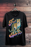 Free Spirit Leopard Graphic T-Shirt