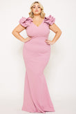 Pink Stardust Curvy Collection Gown