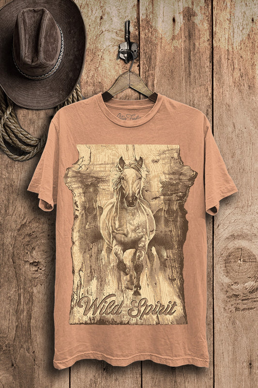 Wild Spirit Horse Western Graphic T-Shirt