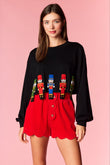 Marching To Christmas Nutcracker Sweatshirt