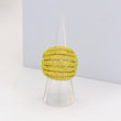 7 Rows of Sparkle Yellow Crystal Ring