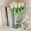 Acrylic Bookshelf Book Shaped Flower Vase