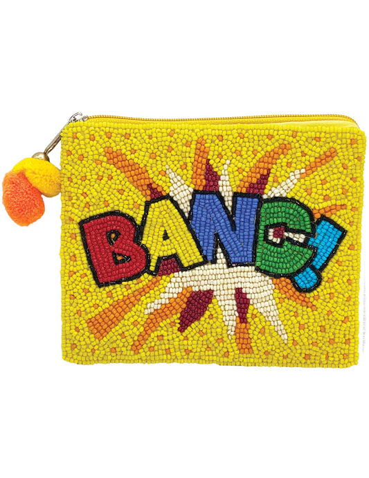 BANG Beaded Purse Money Storage Pouch