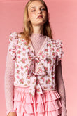 Rose Garden Romance Quilted Vest