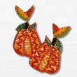 Thanksgiving Holiday Fall Pumpkin Gourd Beaded Earrings