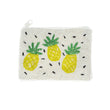 Tropical Pineapple Beaded Mini Coin Pouch Bag