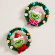 The Grinch Merry Christmas Wreath Fashion Pin Brooch