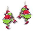 Have A Cheeky Christmas Grinch Sparkle Earrings