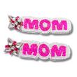 Hot Pink Cool MOM Seed Beaded Crystal Earrings