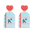 A+ Teacher School Tools Acrylic Earrings