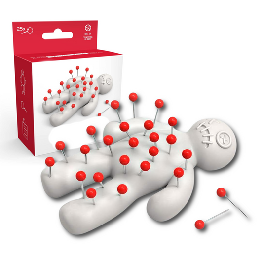 Desktop Voodoo Doll Pin Holder Set