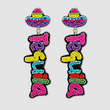 TEQUILA Word Cocktail Seed Beaded Party Earrings