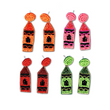Colorful Crayons Teacher School Theme Beaded Earrings