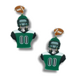 Green Jersey Football Gameday Acrylic Earrings