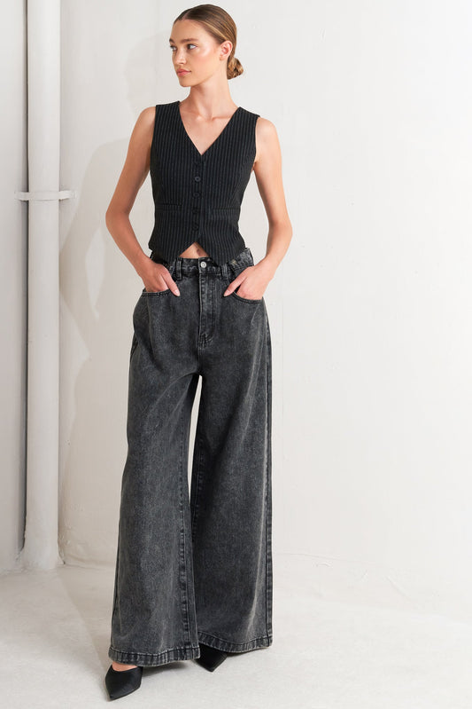 TAKE MY WORD DENIM PANTS