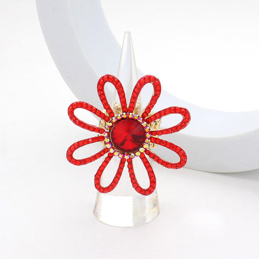 Austrian Crystal Daisy Crazy Bling Ring