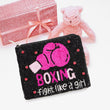 Fight Like A Girl Boxing Beaded Mini Pouch Bag