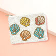 Seashell Seed Beaded Mini Pouch Storage Bag